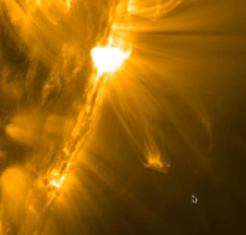 NASA camera UFO sun