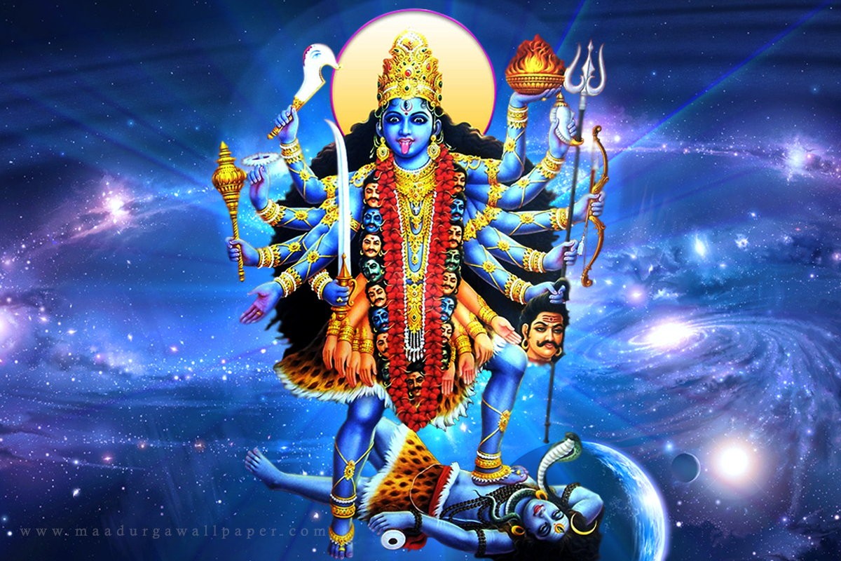 Feminine divine Kali Hindu deity